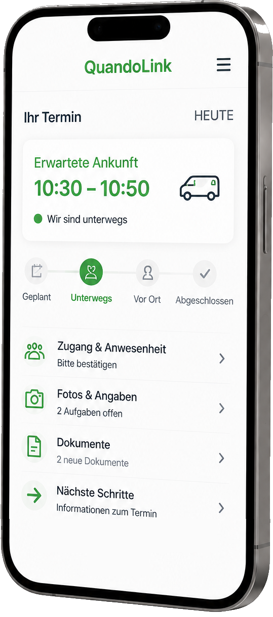 QuandoLink visit portal mobile preview